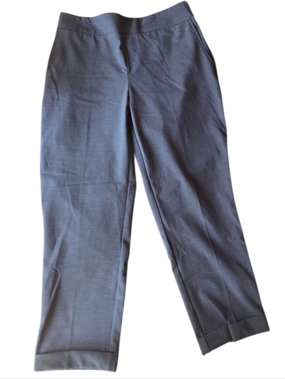 Maison D Amelie Straight-Leg Dress Pants - Charcoal Gray